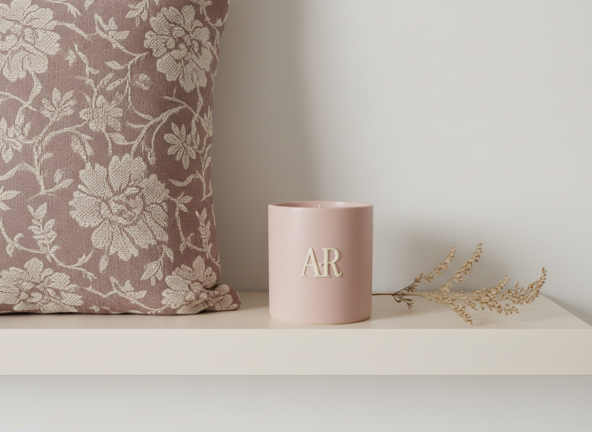 Personalised home and living decor items styled elegantly